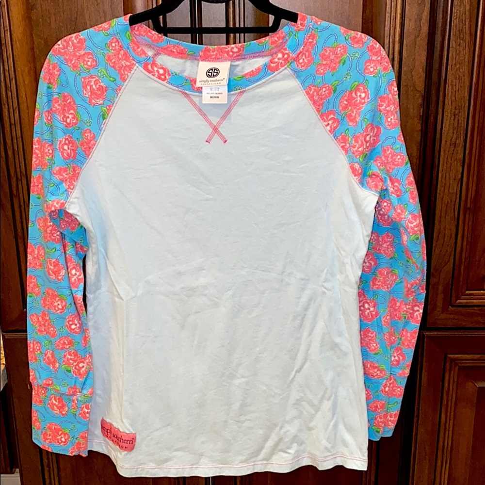 Simply Southern Raglan fitted Top